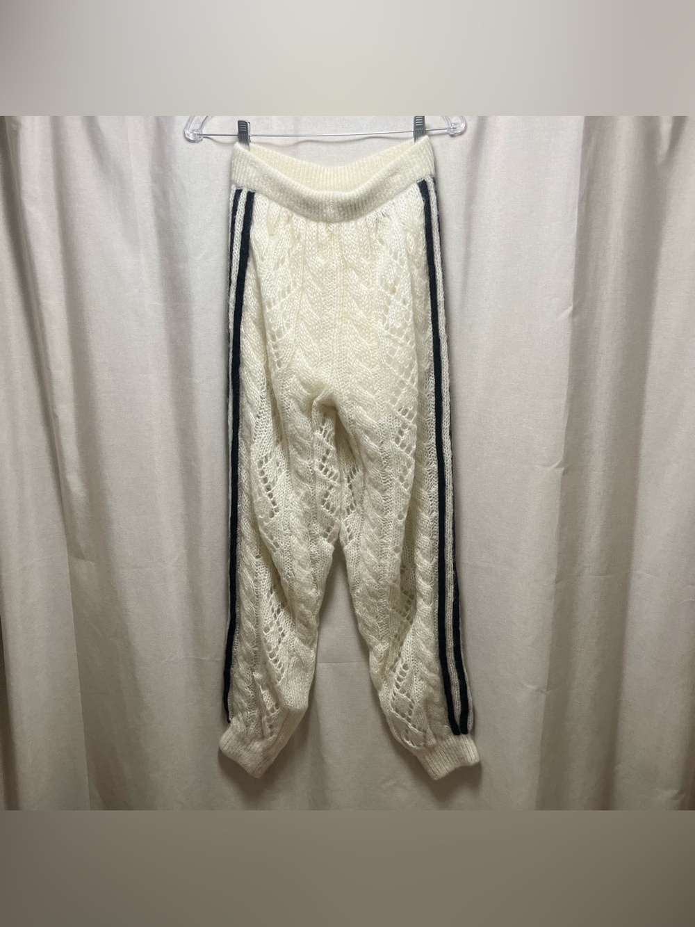 $2150 Gucci X Adidas Wool Mohair Knit Jogger w Removable Silk Shorts, Medium - Picture 3 of 15